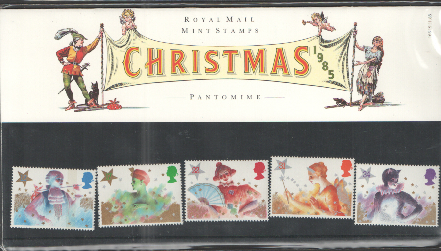 (image for) 1985 Christmas Royal Mail Presentation Pack 166 - Click Image to Close